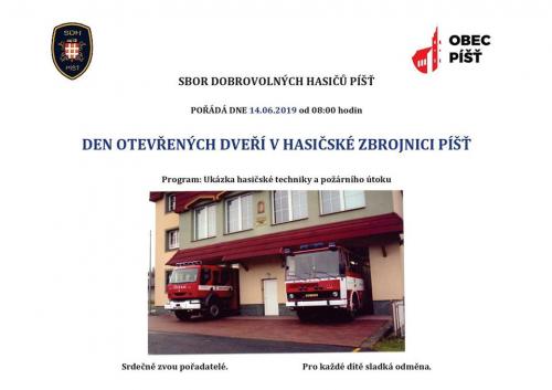 Den otevřených dveří u  SDH